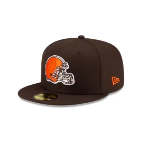 Cleveland Browns Basic Brown 59FIFTY Fitted Hat