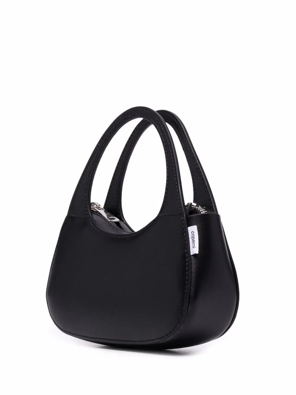 Coperni    Coperni Micro Baguette Swipe Leather Handbag