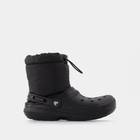 Crocs  Classic Lined Neo Puff Boot in Black