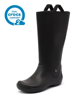 CROCS Rainfloe Boot Black Black Croslite