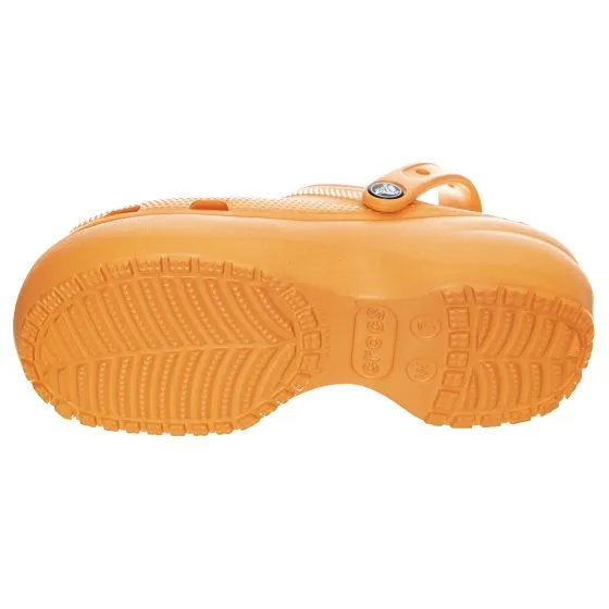 CROCS W' Classic Platform Clog W Papaya Sandals