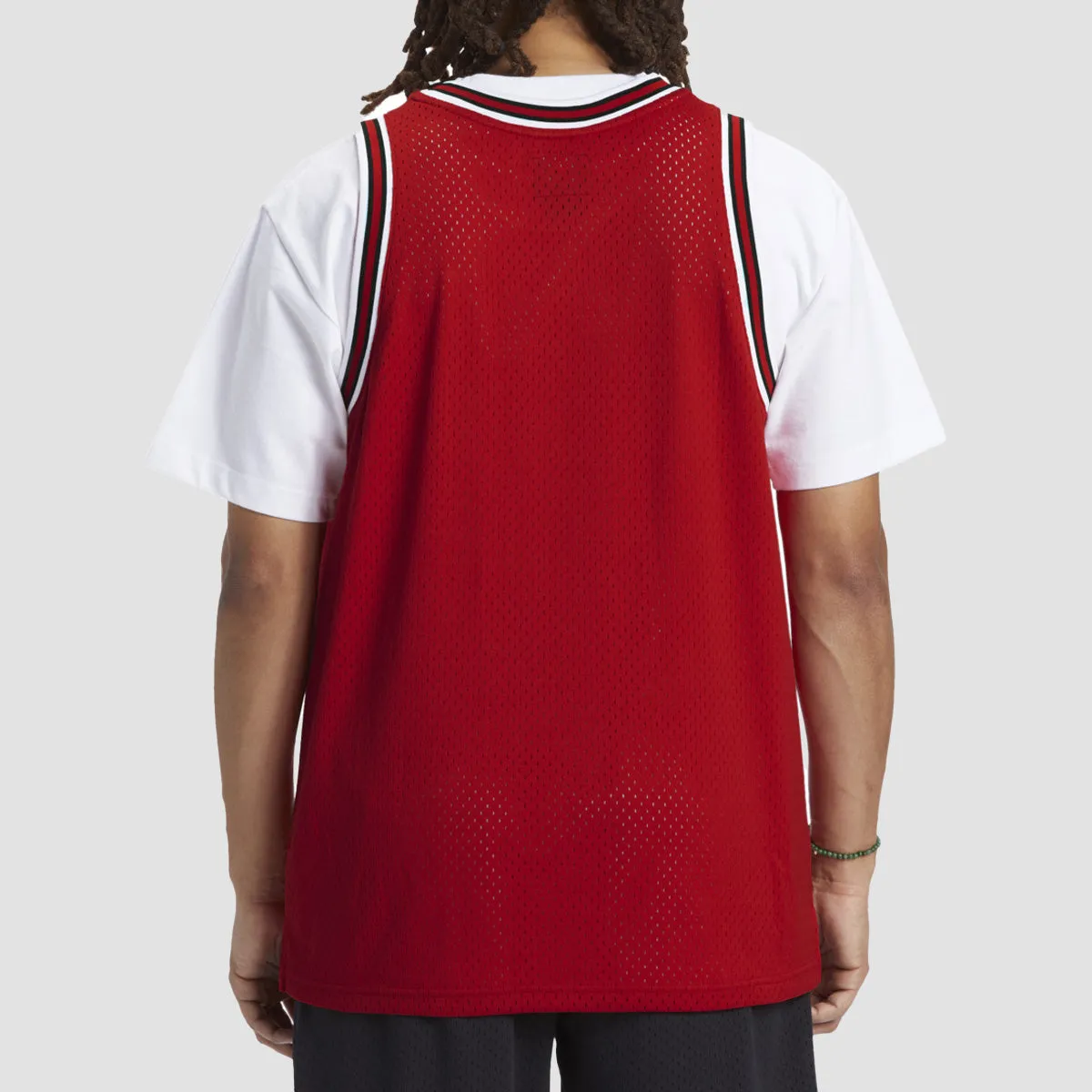 DC Shy Town Jersey Vest Racing Red