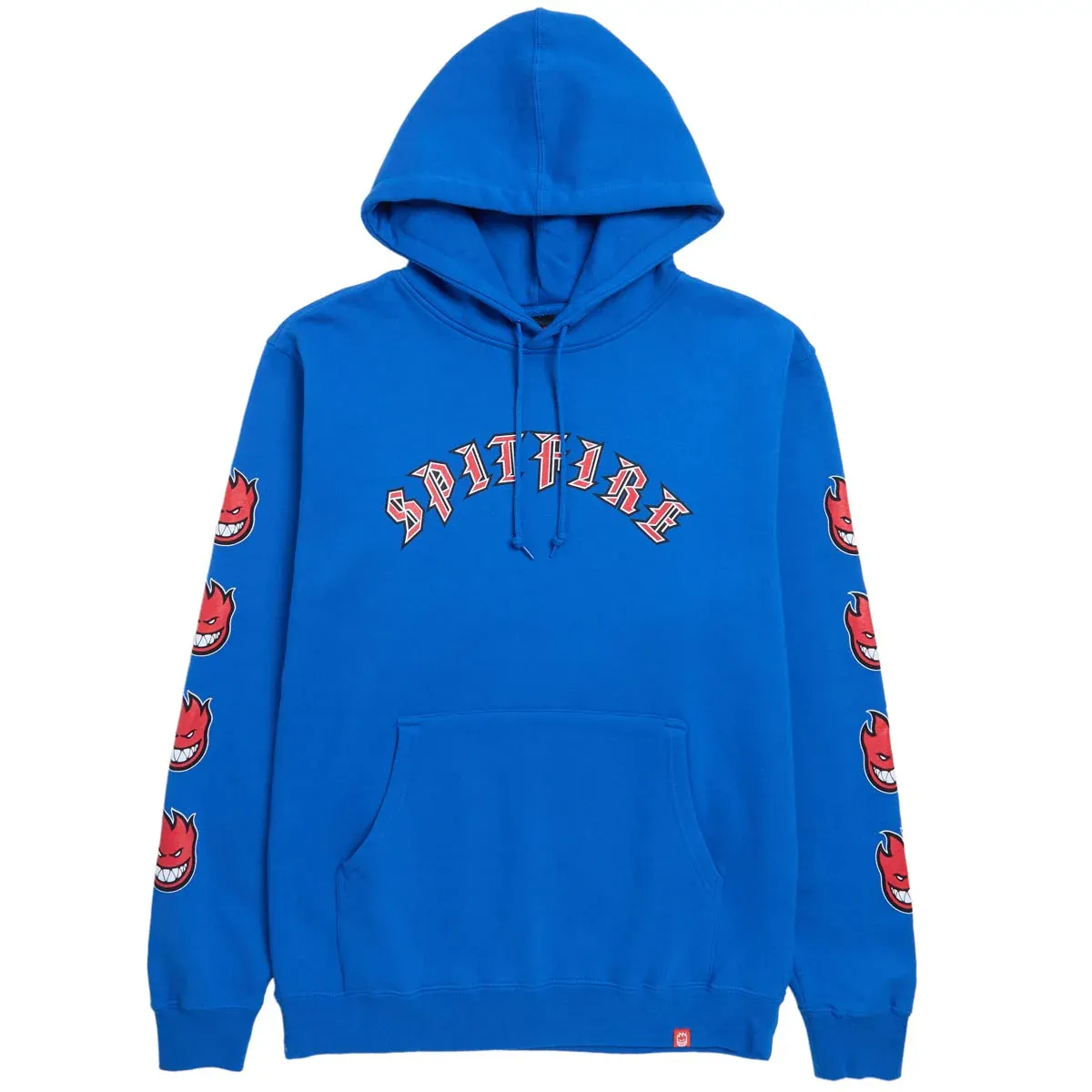 Deluxe Spitfire Old E Bighead Fill Sleeve Hoodie (Blue)