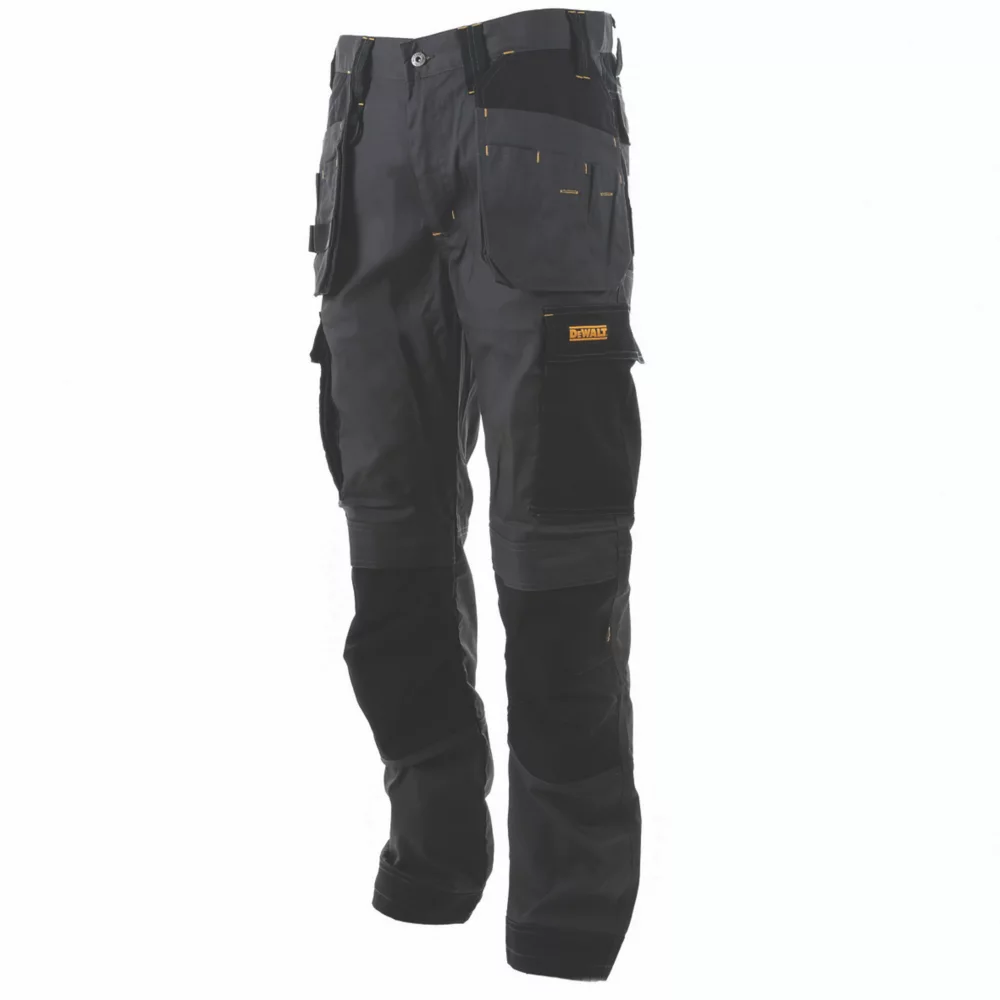 DeWalt Barstow Holster Work Trousers Charcoal Grey 36" W 31" L - Screwfix