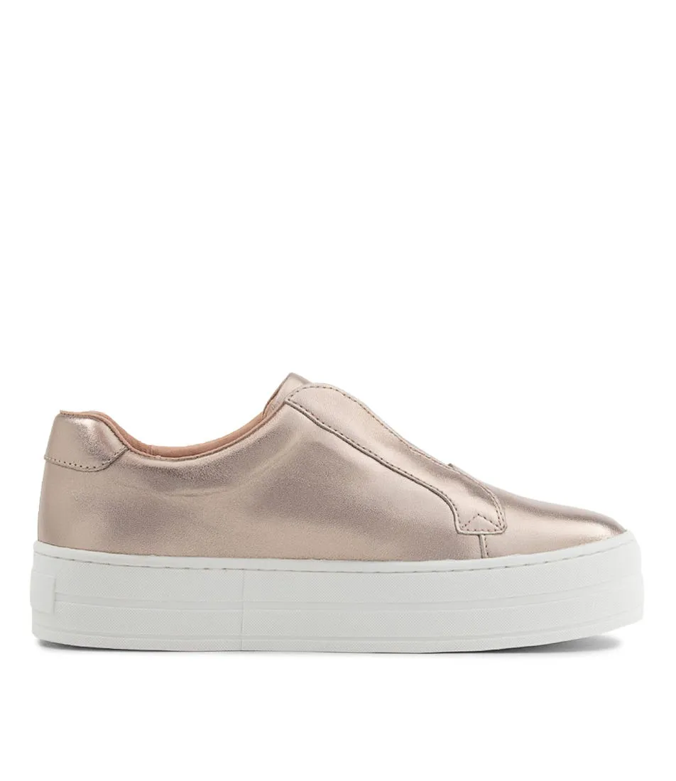 DJANGO & JULIETTE Shia Platino Leather Sneakers Ws