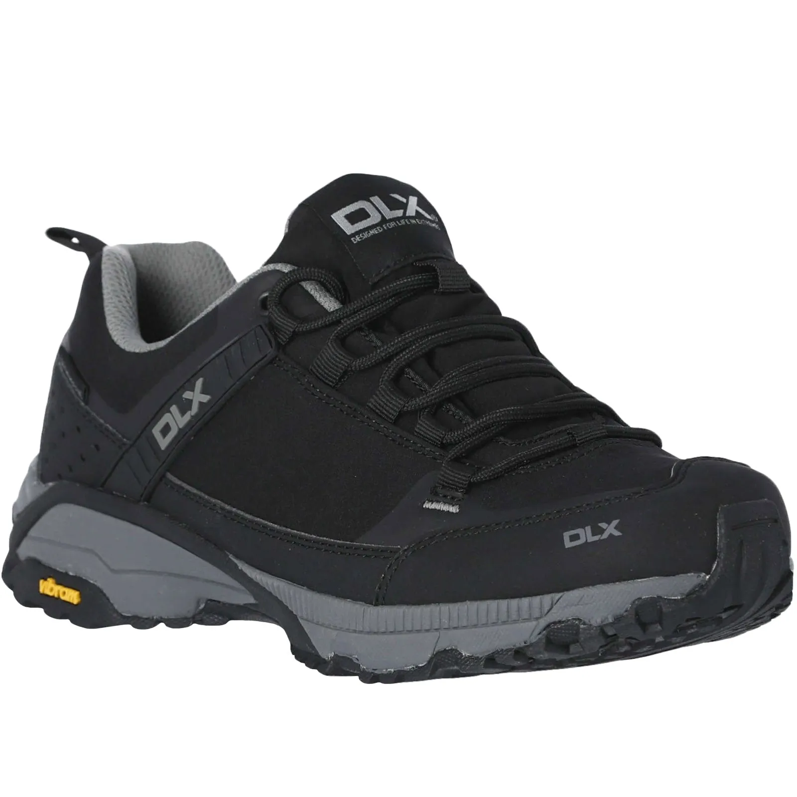 DLX Magellan Mens Vibram Walking Shoes - Black