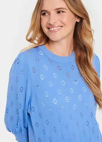 Doony Short Sleeve Crew Neck Pullover by Saint Tropez | Look Again