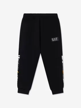 EA7 Emporio Armani Boys Graphic Side Joggers in Black