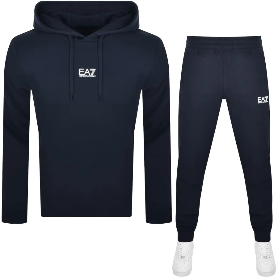 EA7 Emporio Armani Logo Tracksuit Navy