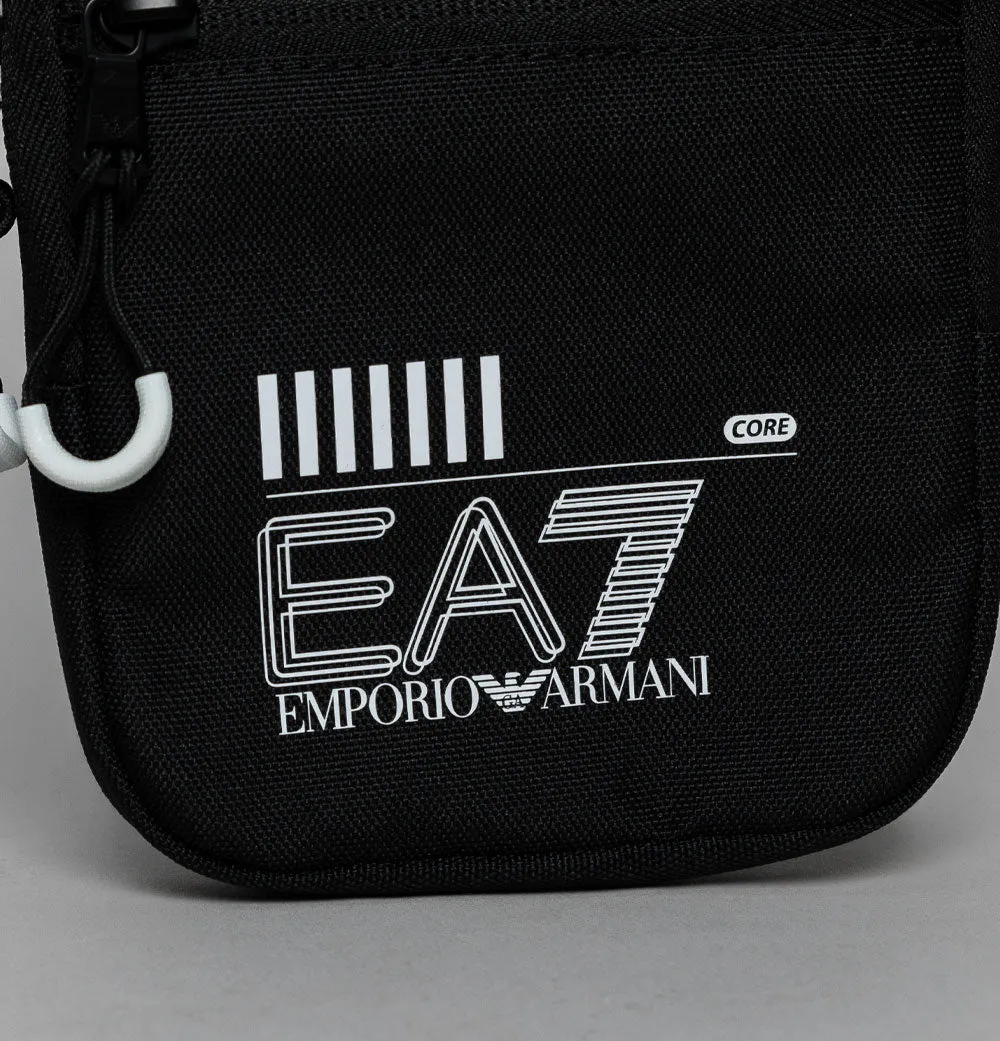 EA7 Mini Train Core Pouch Shoulder Bag Black/White