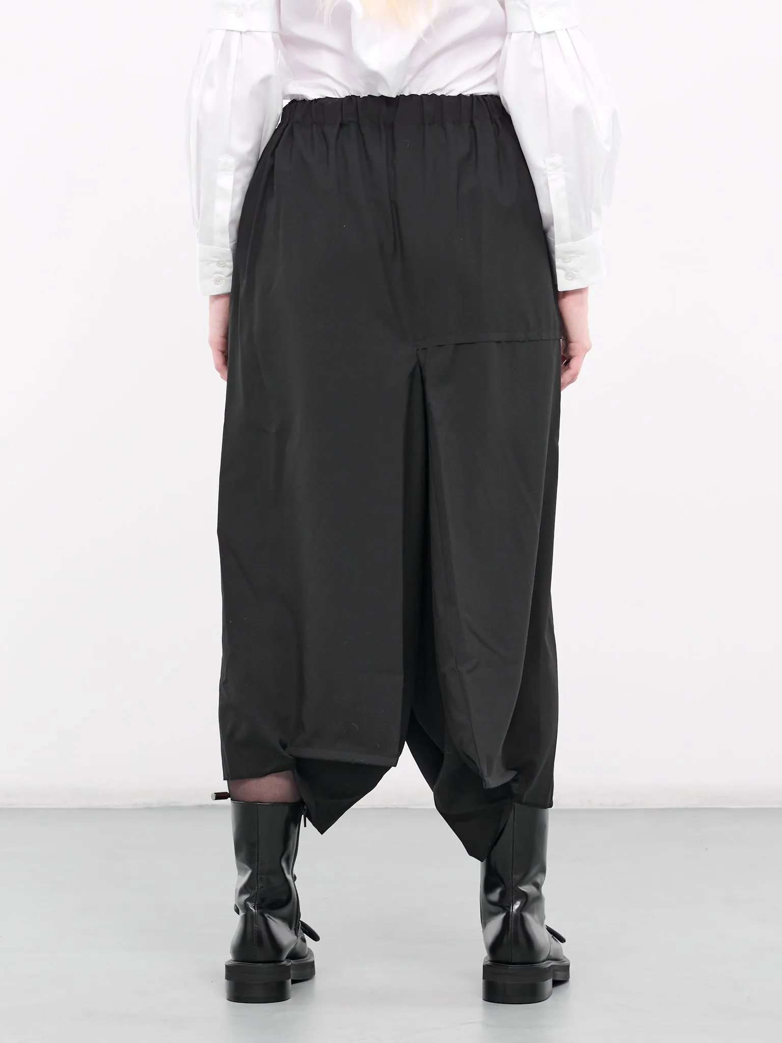 Elasticated Drape Trousers (GM-P003-BLACK)