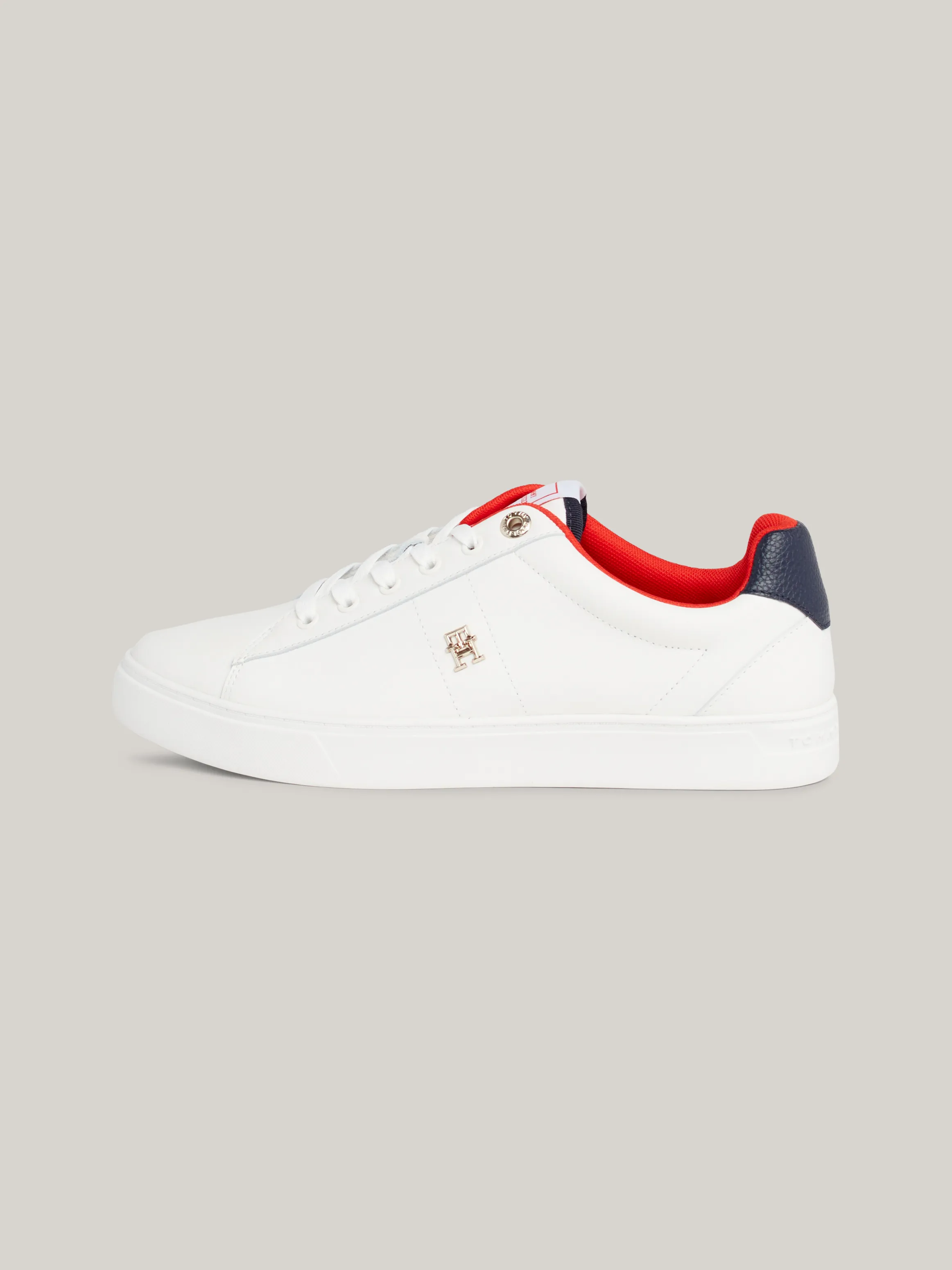 Elevated Leather Court Trainers | Sneakers | Tommy Hilfiger