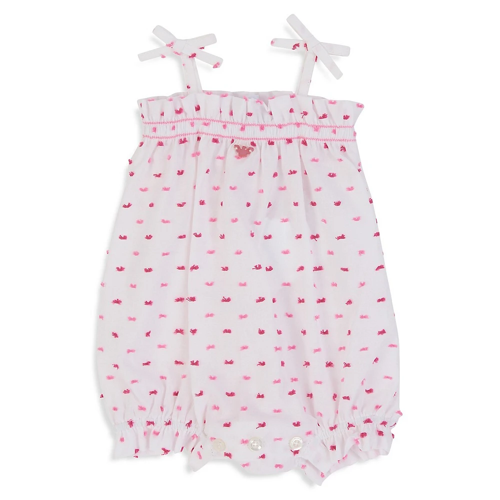 Emporio Armani Baby Girl's Bubble Print Romper