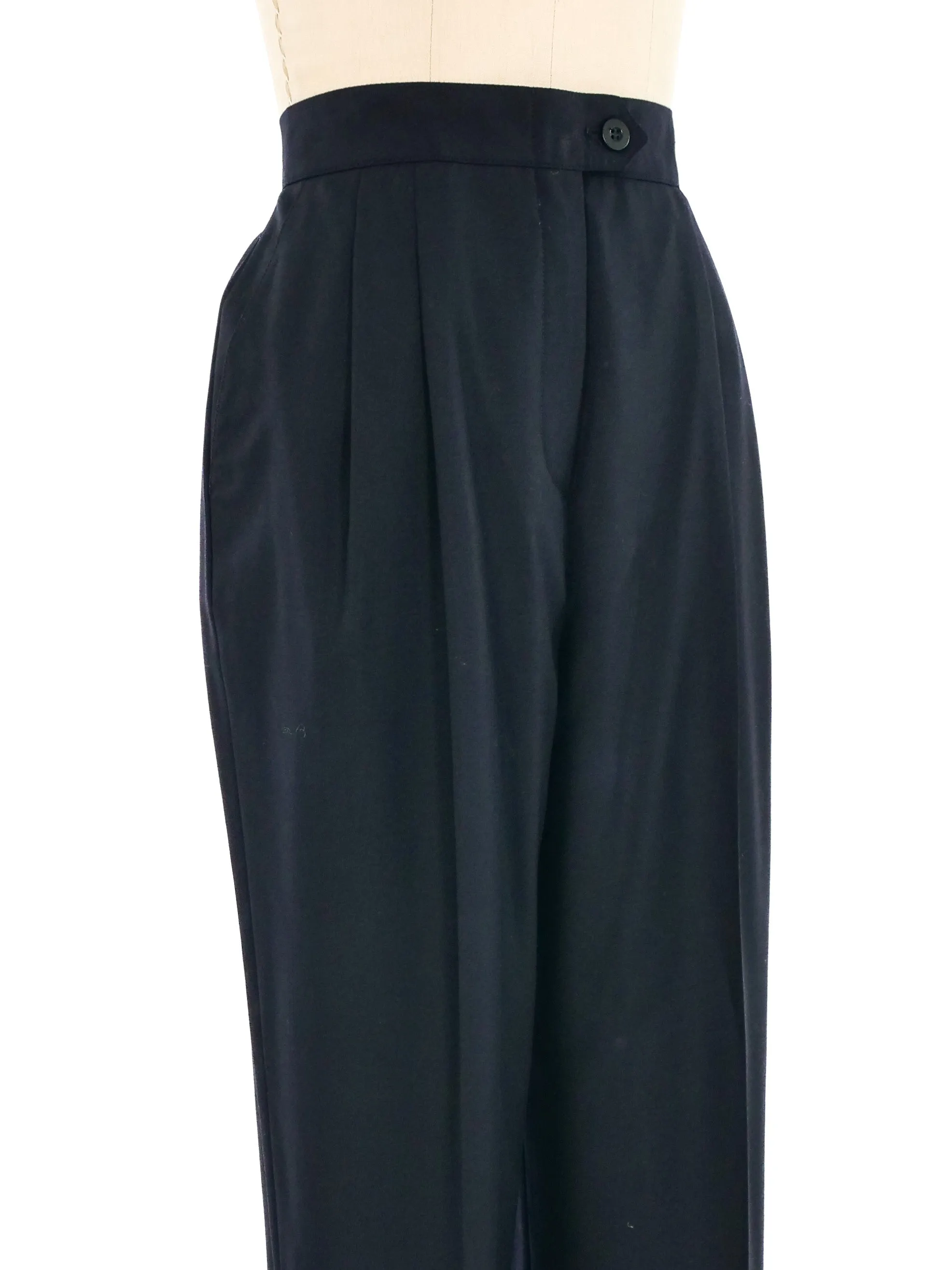 Escada Black High Waisted Trousers