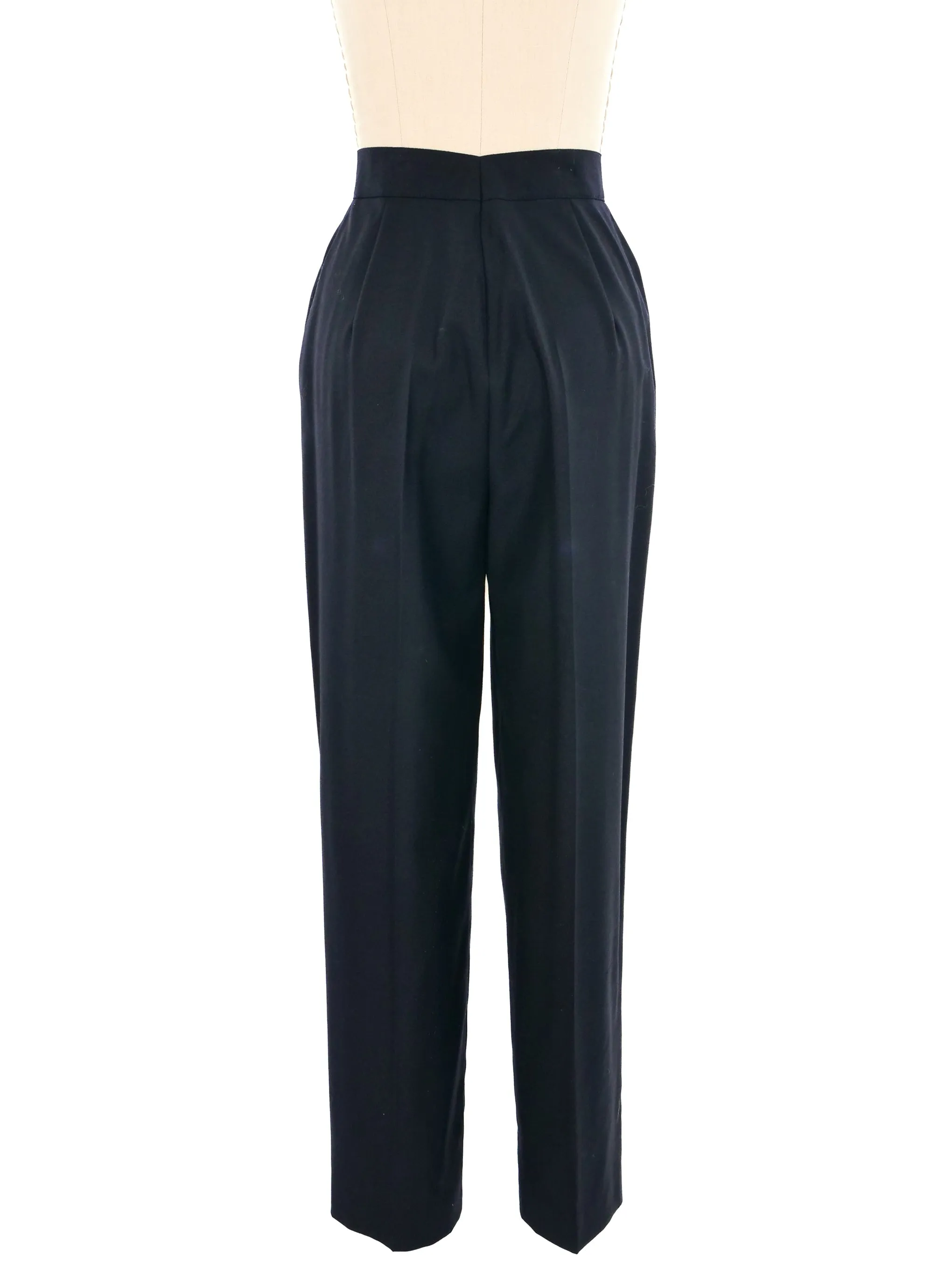 Escada Black High Waisted Trousers