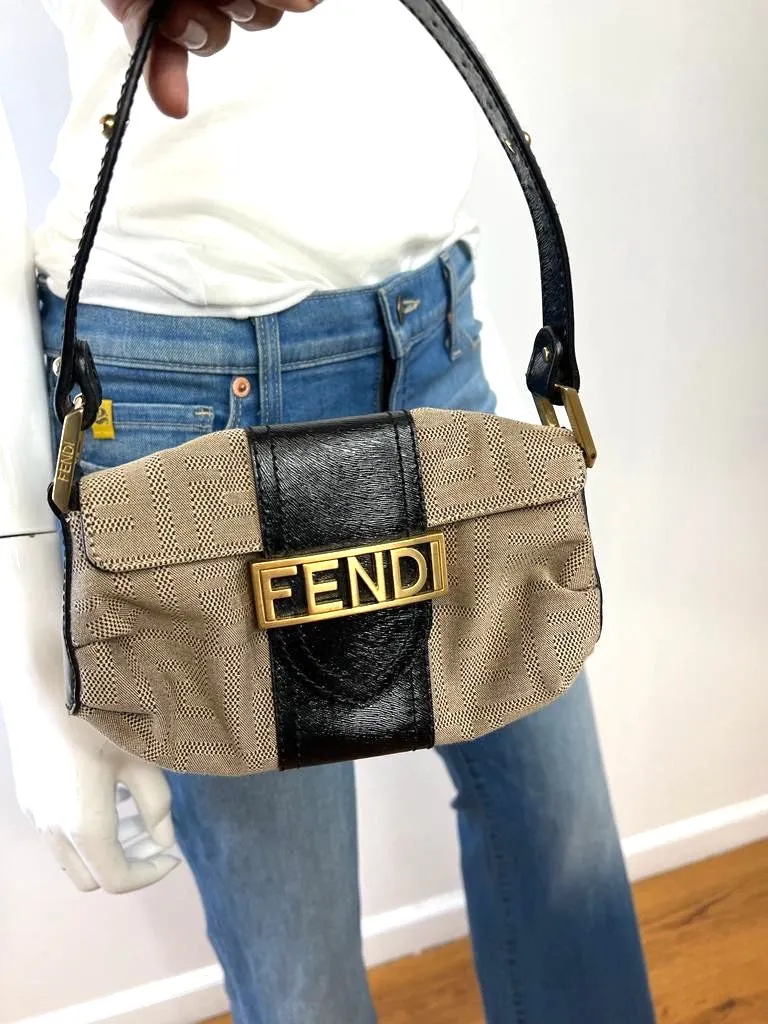 FENDI MINI SHADOW ZUCCA BAG