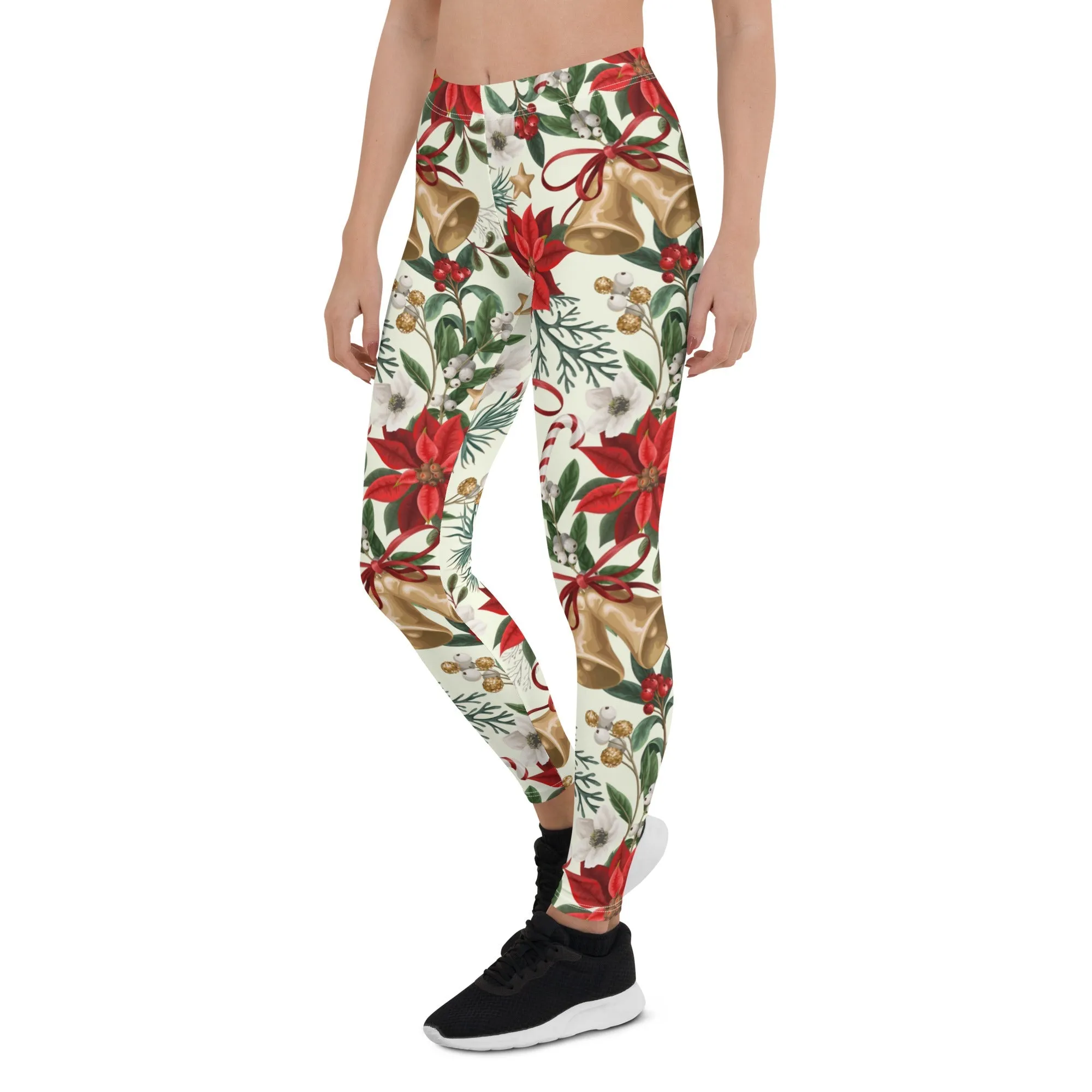 Festive Floral Delight Leggings