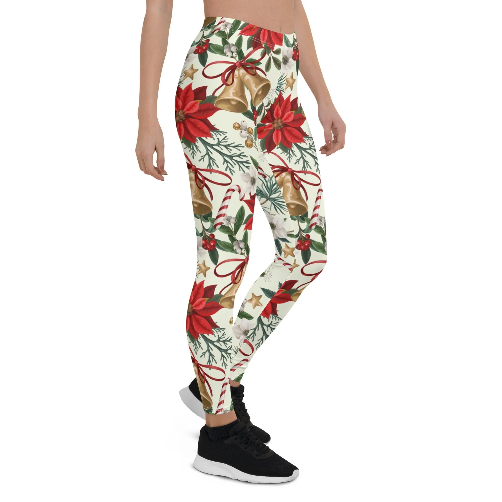 Festive Floral Delight Leggings