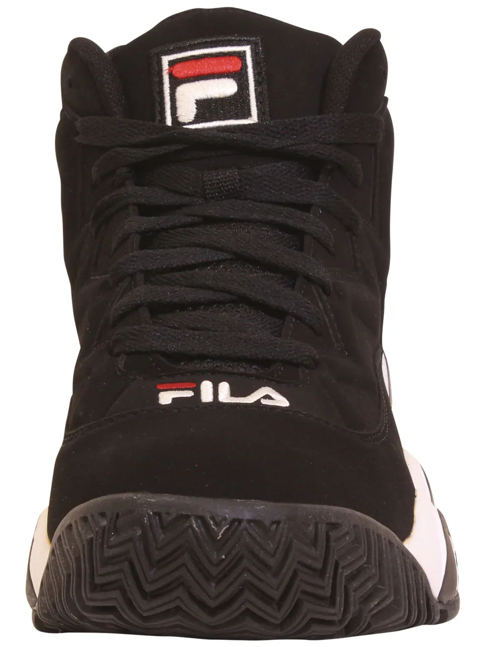 Fila Men's MB Sneakers High Top Black/White/Red Sz: 10 1VB90140