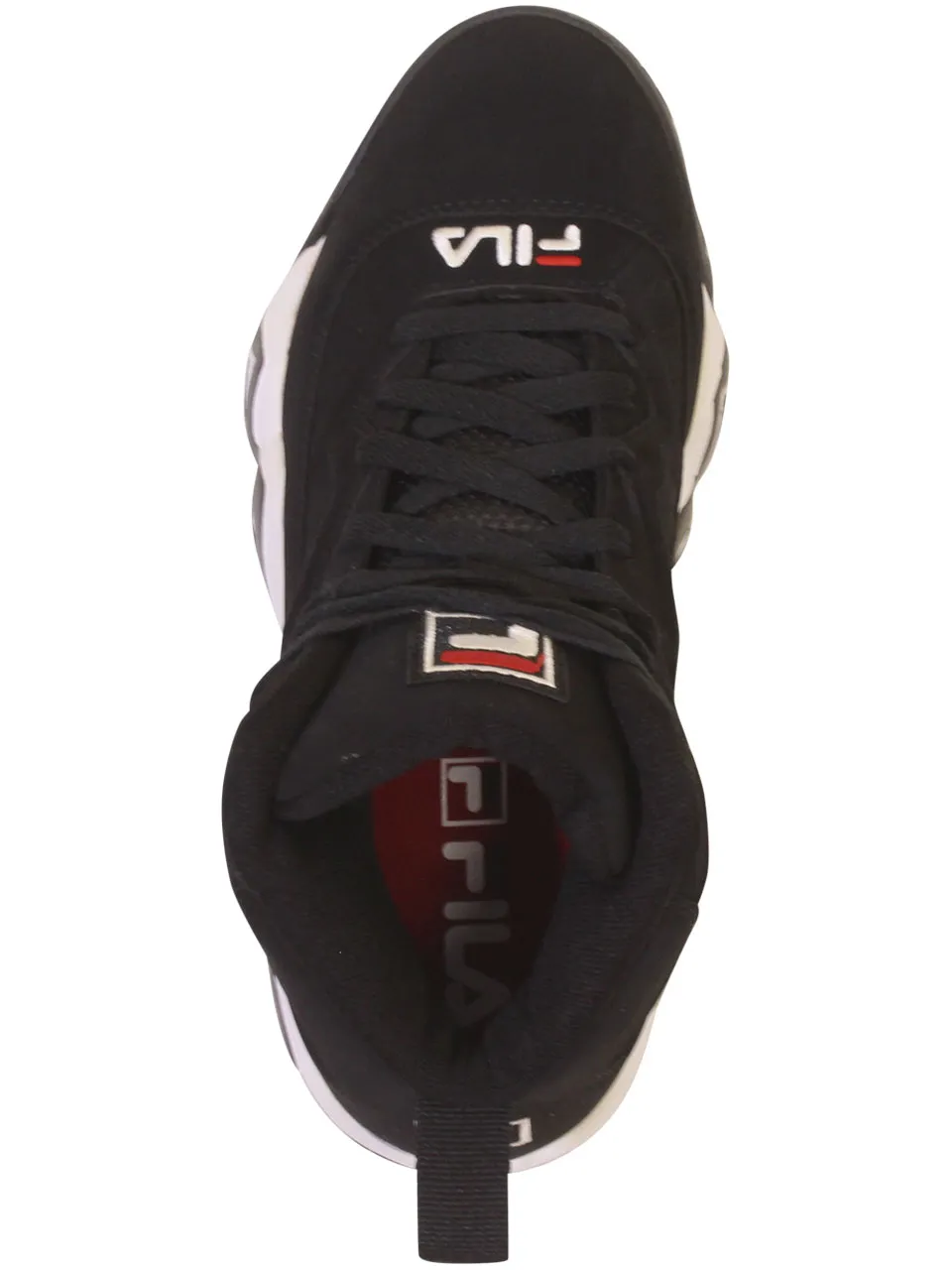 Fila Men's MB Sneakers High Top Black/White/Red Sz: 10 1VB90140