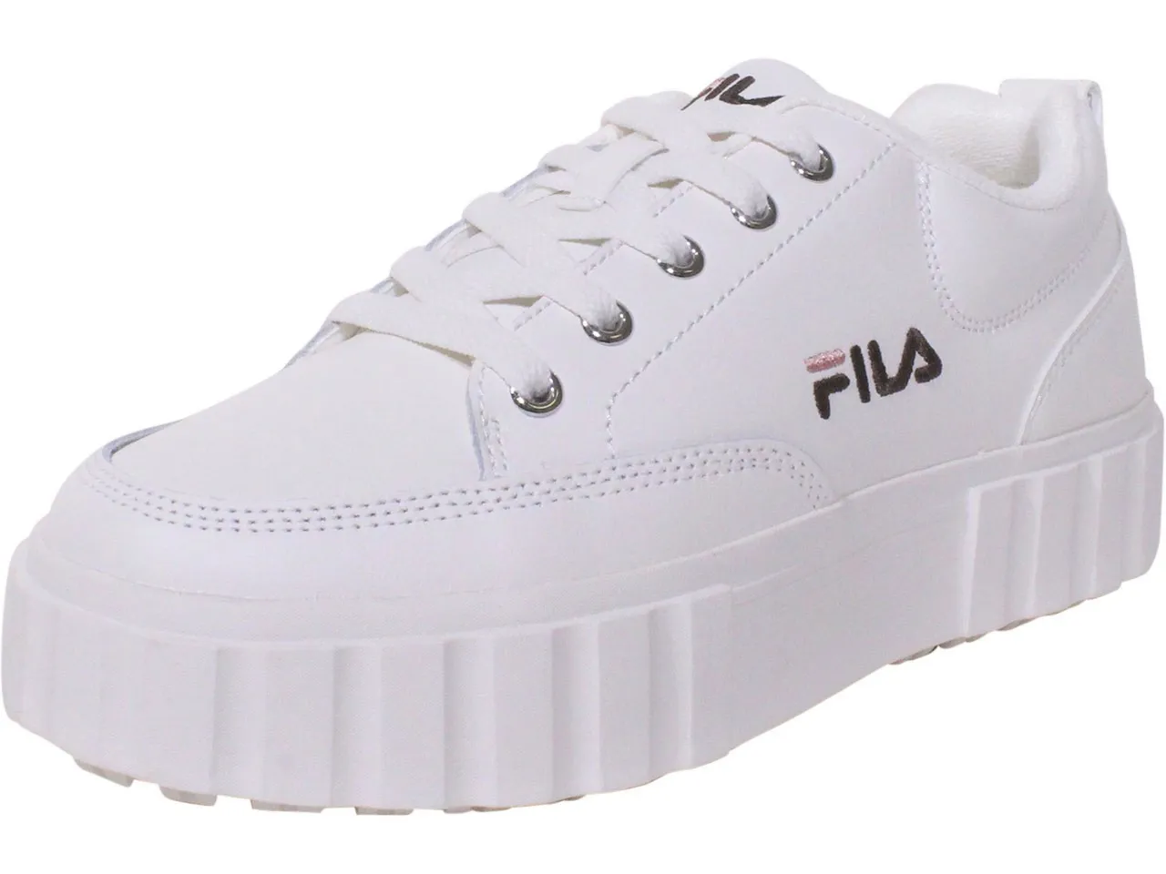 Fila Women's Sandblast Low Platform Sneakers Misty Rose/Misty Rose/White Sz: 8.5