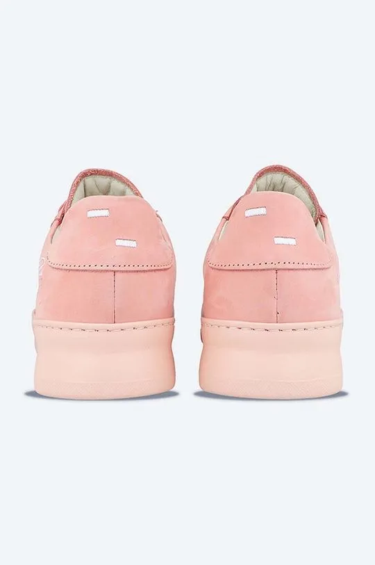 Filling Pieces suede sneakers Low Plain Court pink color 42227271888