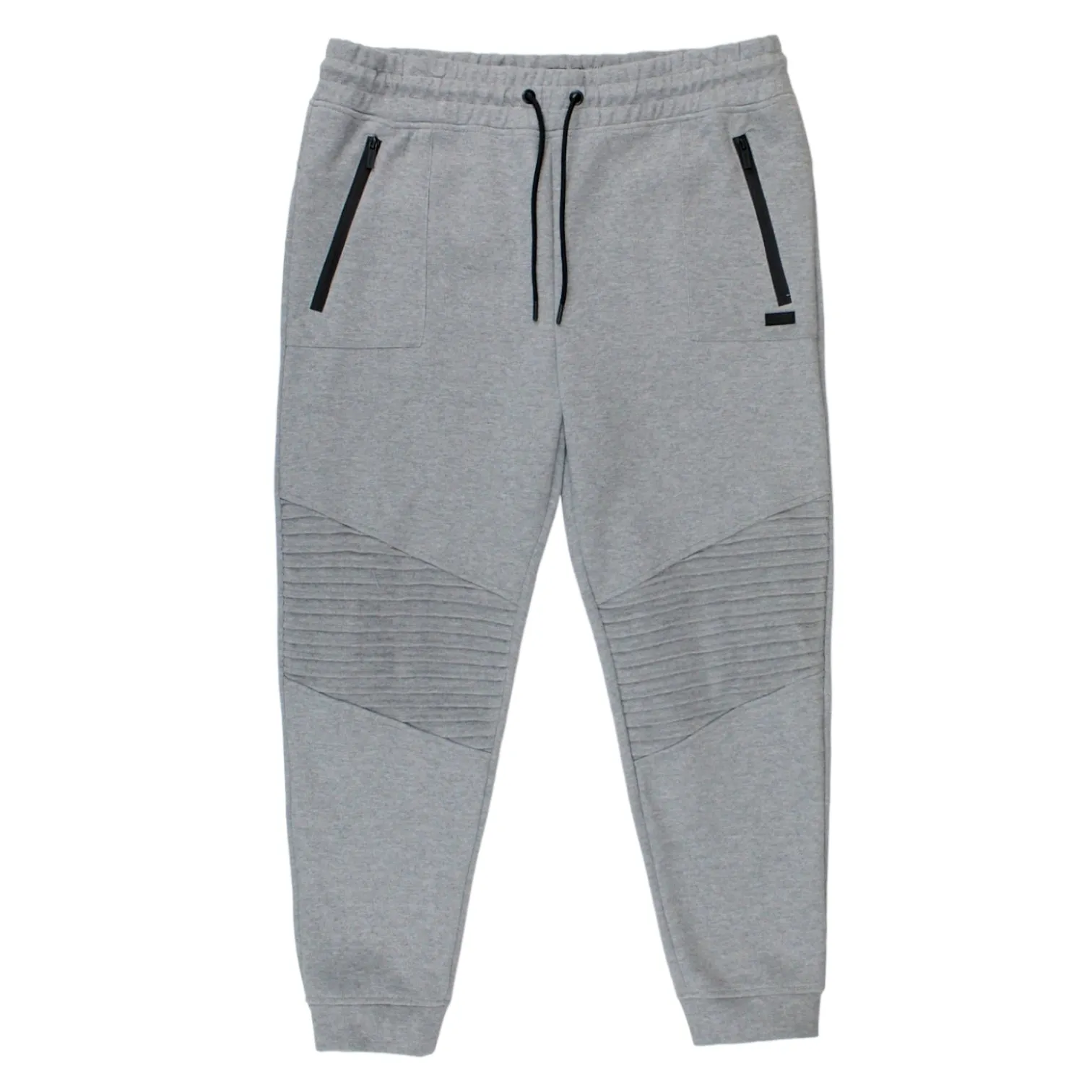 Firetrap Grey Marl Pin Tuck Detail Joggers