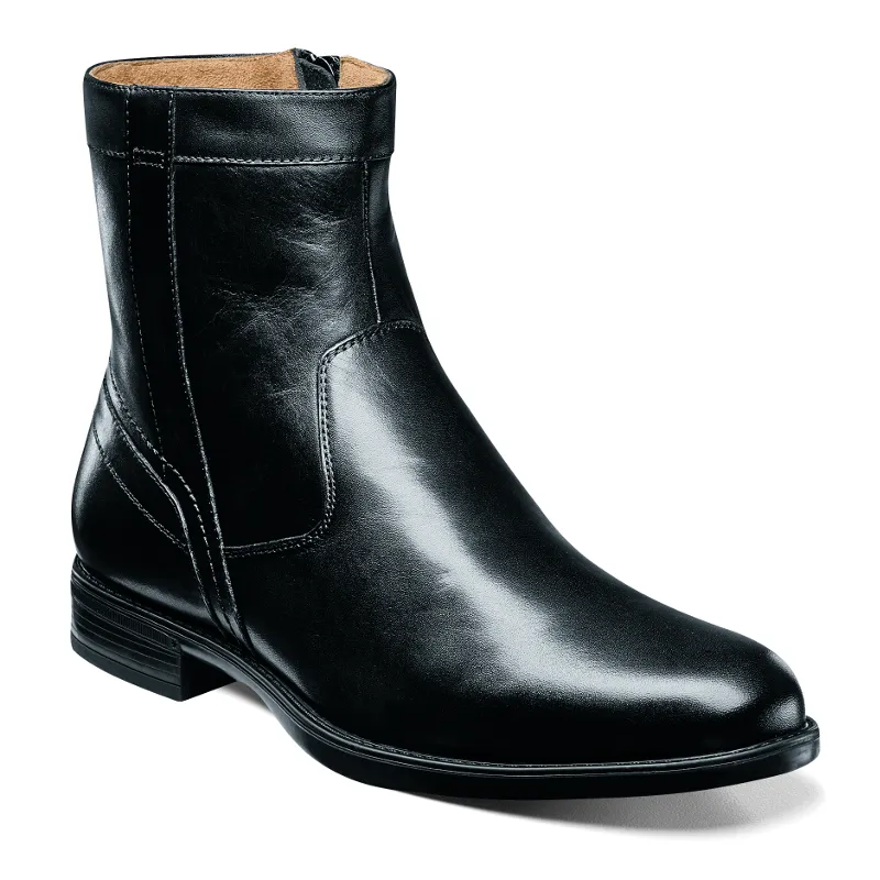 Florsheim Midtown Plain Zip Boot Black