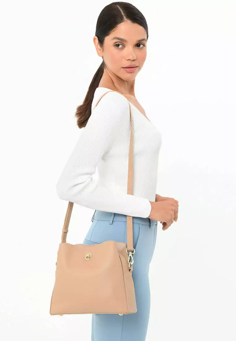 FORCAST FORCAST Ellia 2 Leather 3 Strap Bag