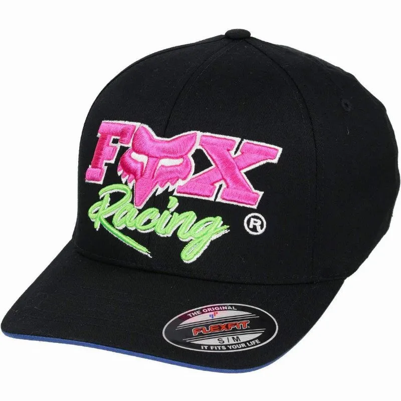 Fox Racing CASTR FLEXFIT HAT BLACK