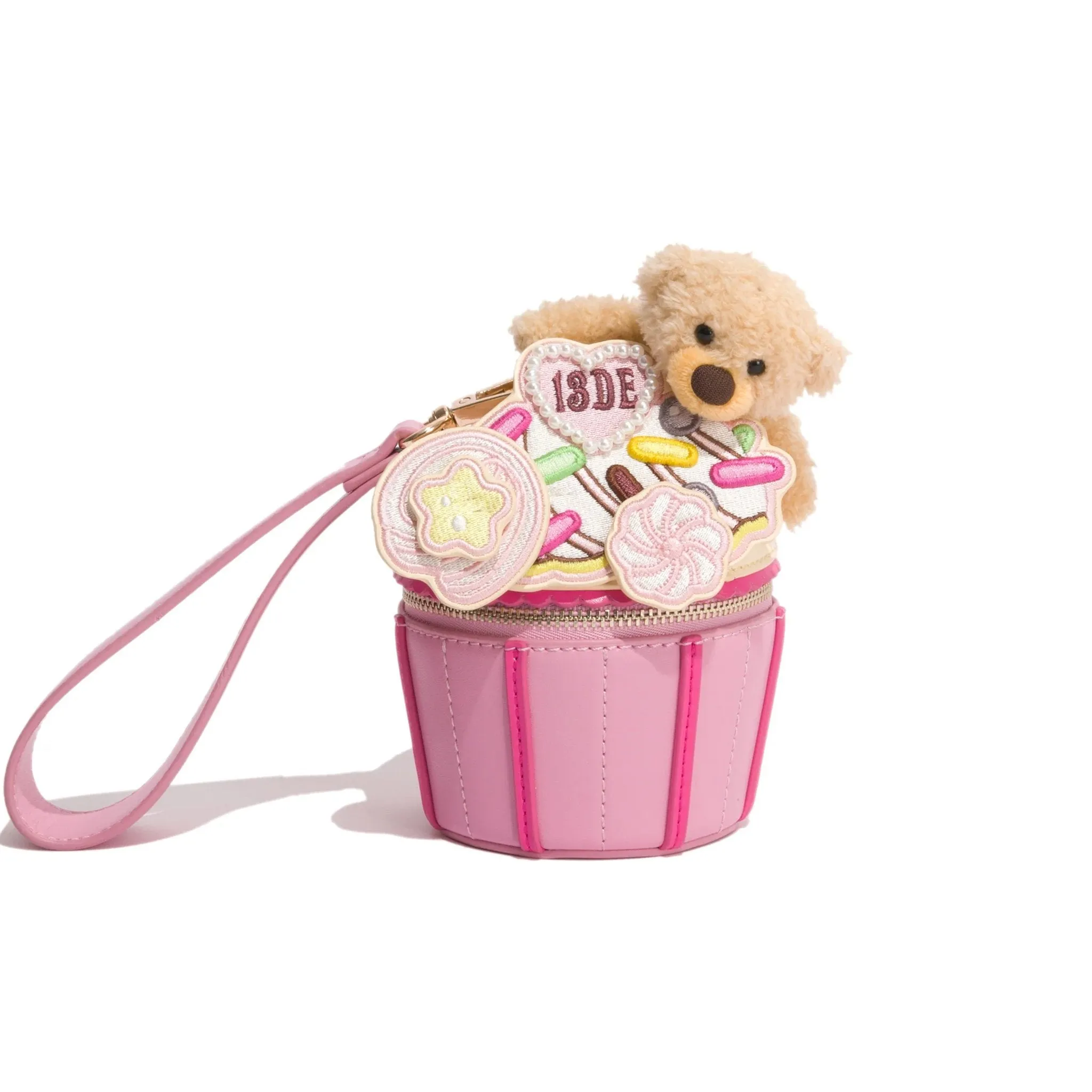 Frosted Cake Bag in Pink-