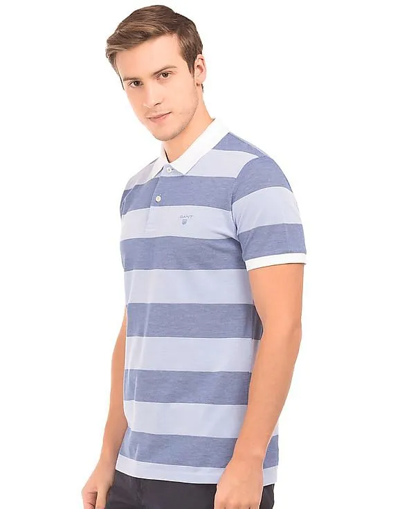 Gant Regular Fit Striped Polo Shirt