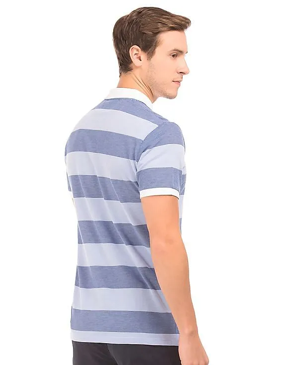 Gant Regular Fit Striped Polo Shirt