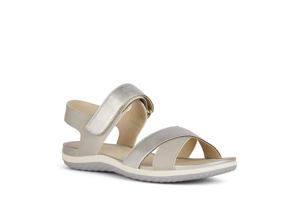 Geox Vega D45R6B 0EKBN C0742 Grey Sandals for Women