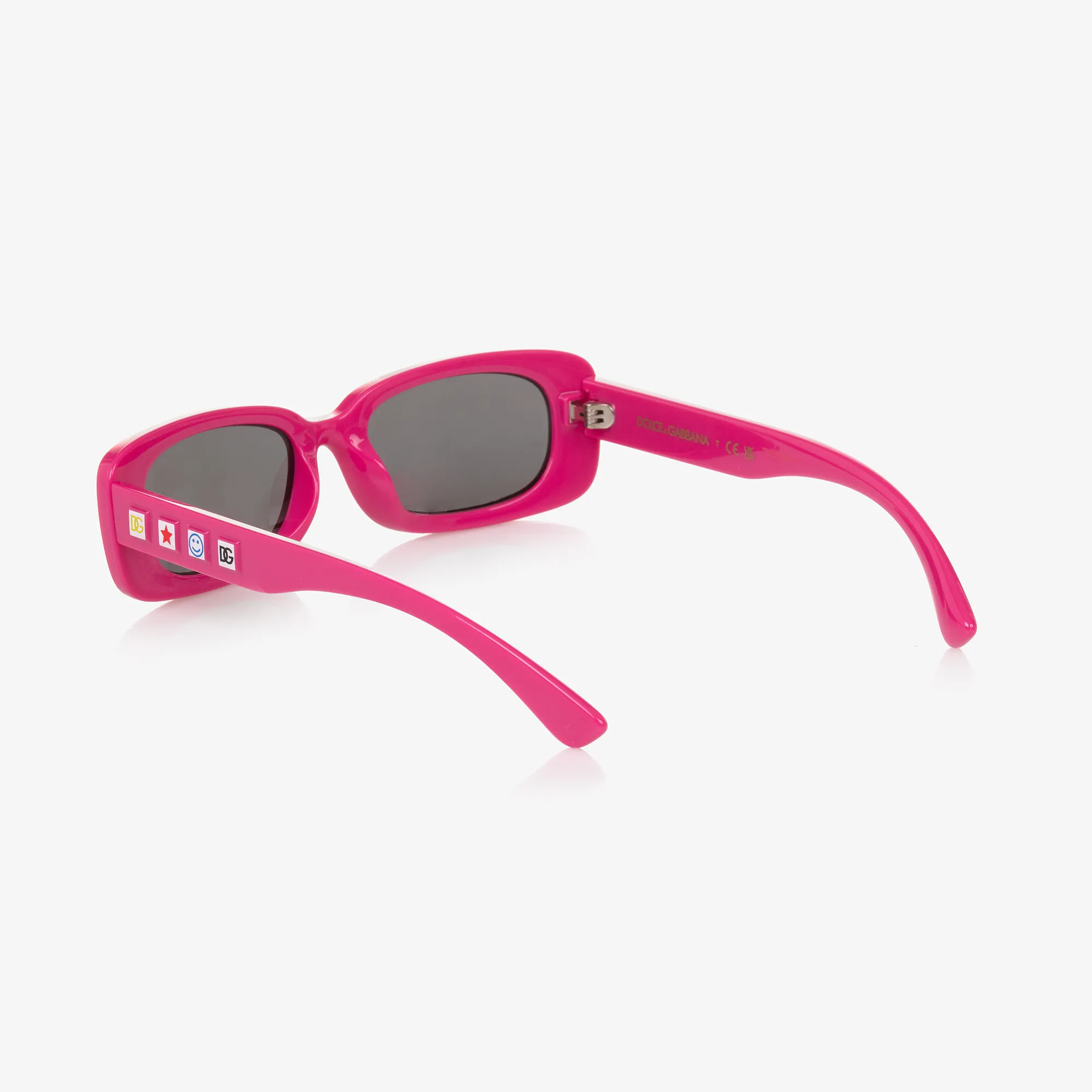 Girls Pink DG Charms Sunglasses