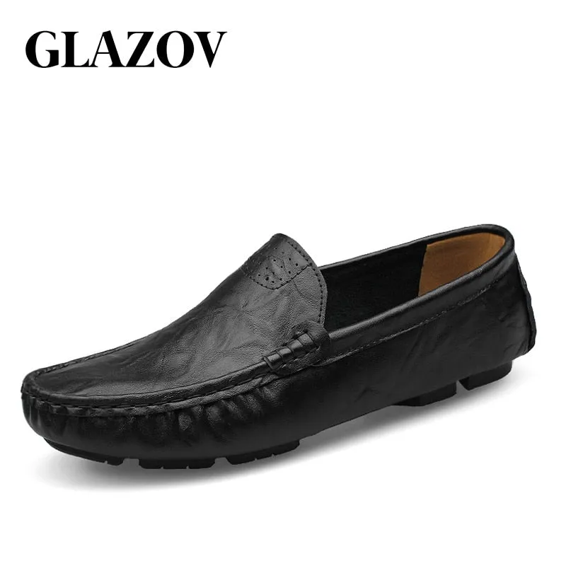 GLAZOV Leather Deck Shoes