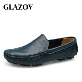 GLAZOV Leather Deck Shoes