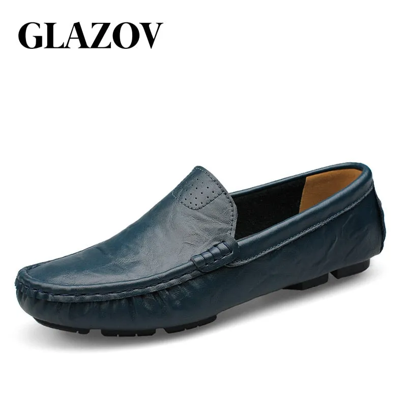 GLAZOV Leather Deck Shoes