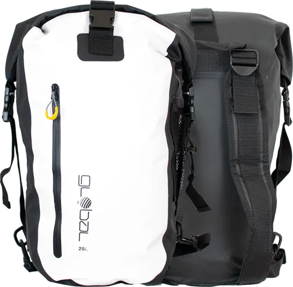 Global 25L Dry Bag - White