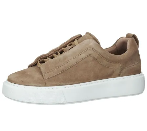 GORDON & BROS 1 Sneakers da donna Scarpe da skater in vera pelle 624603 Marrone chiaro