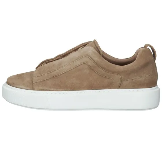 GORDON & BROS 1 Sneakers da donna Scarpe da skater in vera pelle 624603 Marrone chiaro