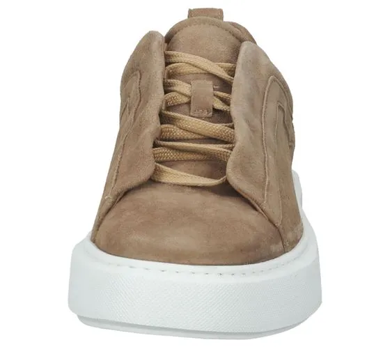 GORDON & BROS 1 Sneakers da donna Scarpe da skater in vera pelle 624603 Marrone chiaro