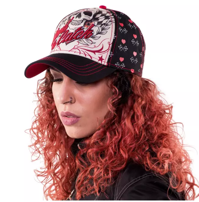 Gothic Women's Embroidered 5-panel Hat