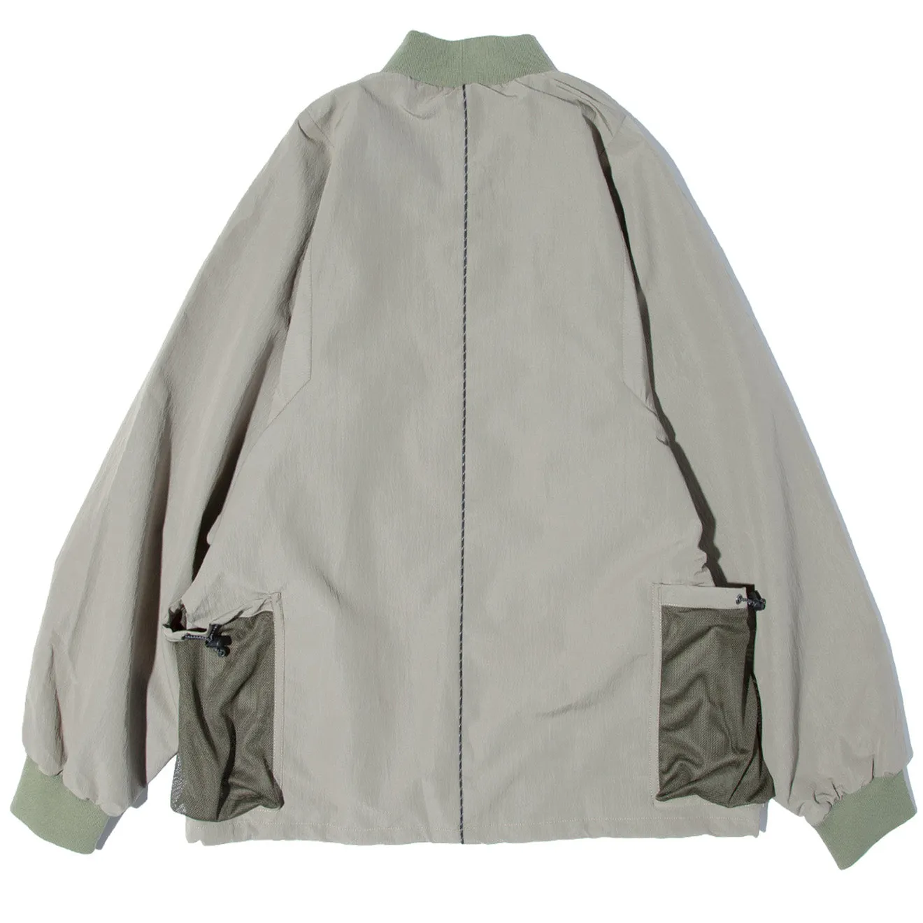 Gramicci By F/Ce. Zip Up Pullover Beige