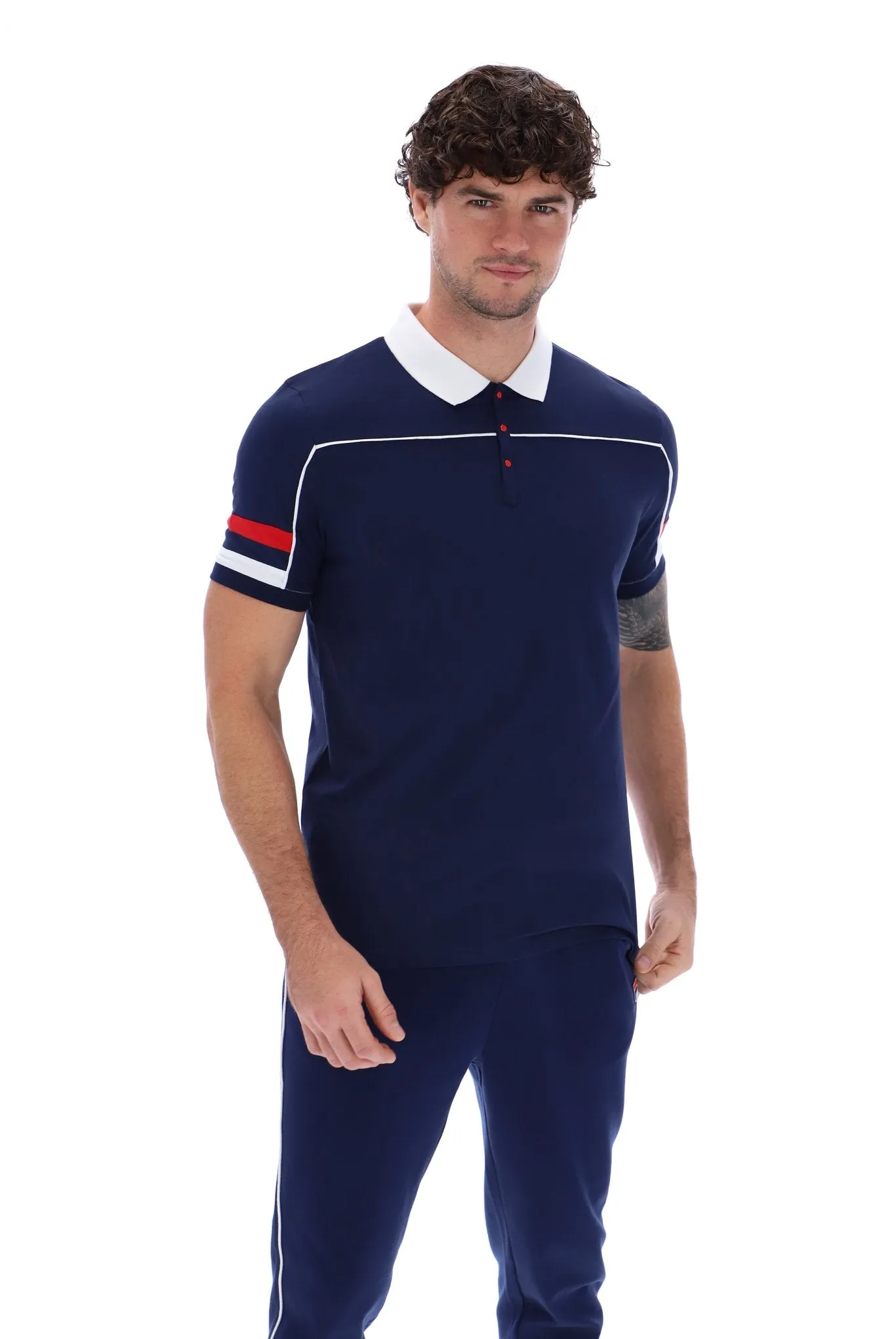 Grandslam Piping Polo Top