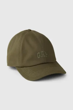 Green Adult Cotton Logo Baseball Hat