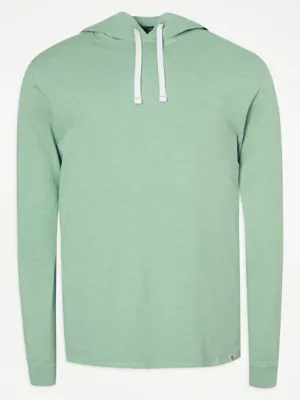 Green Slub Lightweight Hoodie | Men | George at ASDA