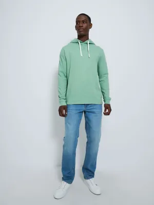 Green Slub Lightweight Hoodie | Men | George at ASDA