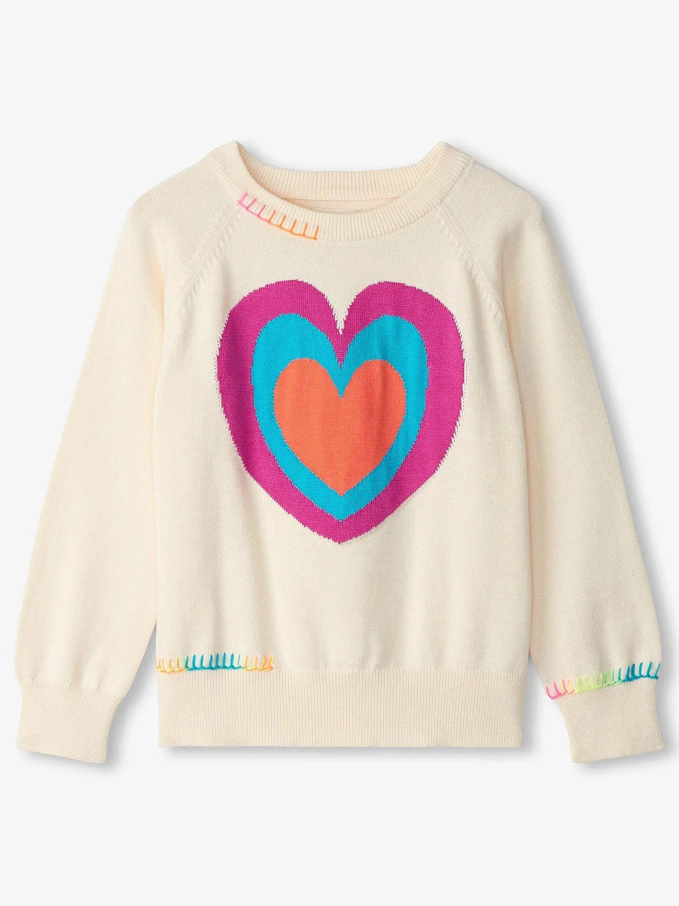 Hatley Hatley Girls Heart Jumper