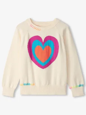 Hatley Hatley Girls Heart Jumper